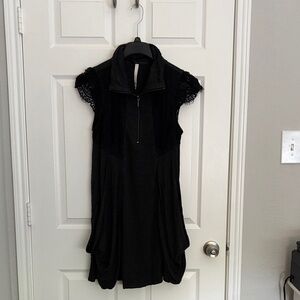 Sleeveless Black Women's Dress